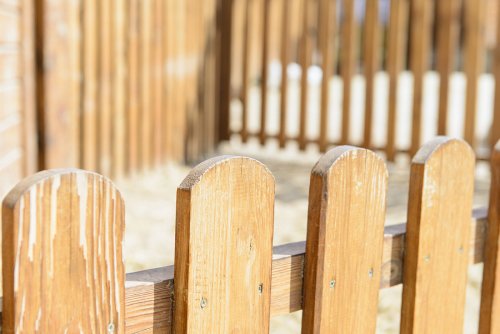 Sloped fence