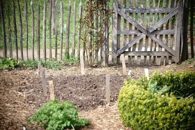 A wooden fence was installed in the garden of a residential home in Palm Beach County, FL.

