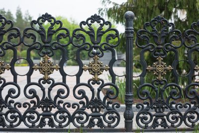 A custom-designed privacy fence was installed for a residential home in Palm Beach County, FL.