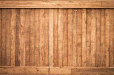 Wooden privacy fence installed for a house in Palm Beach County, FL