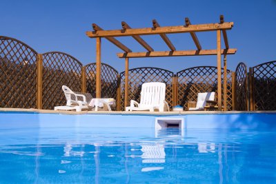 Pool Fence Beautiful swimming pool