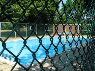 Pool Fencing Pool fencing around the pool